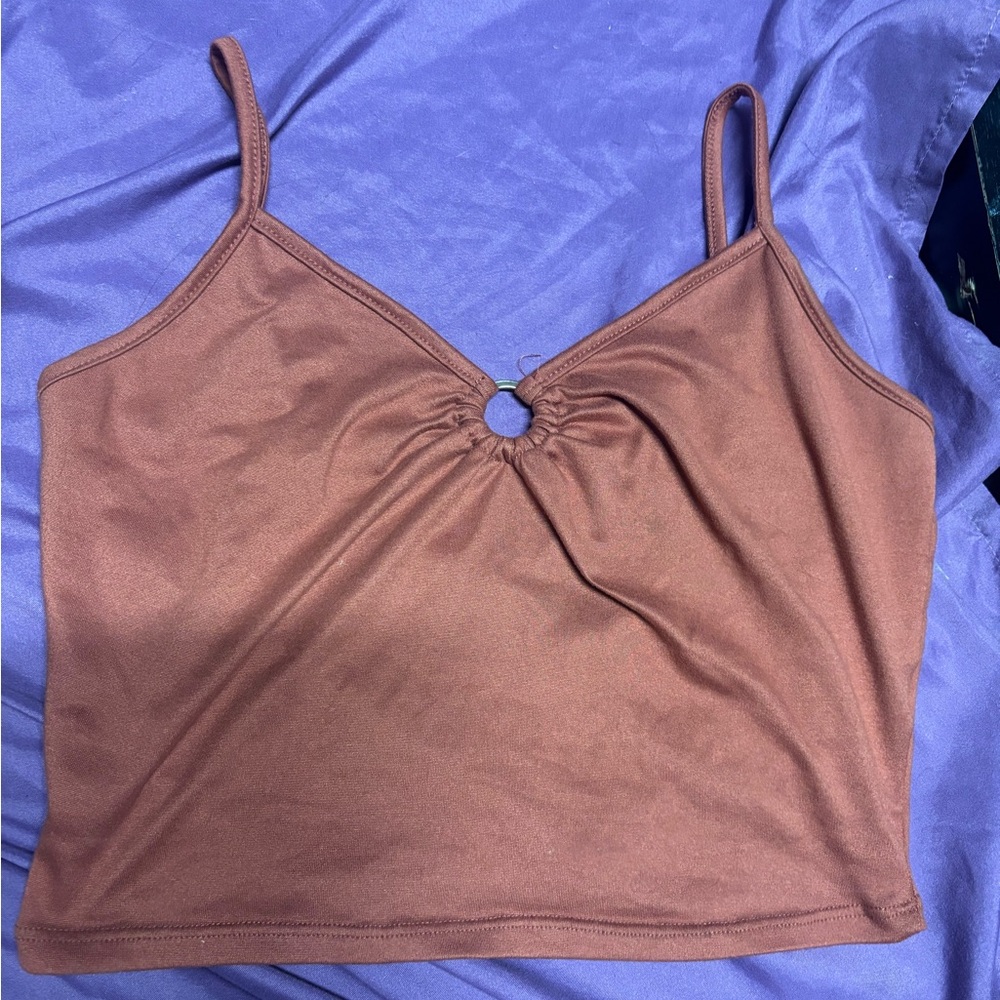 Brown small cami